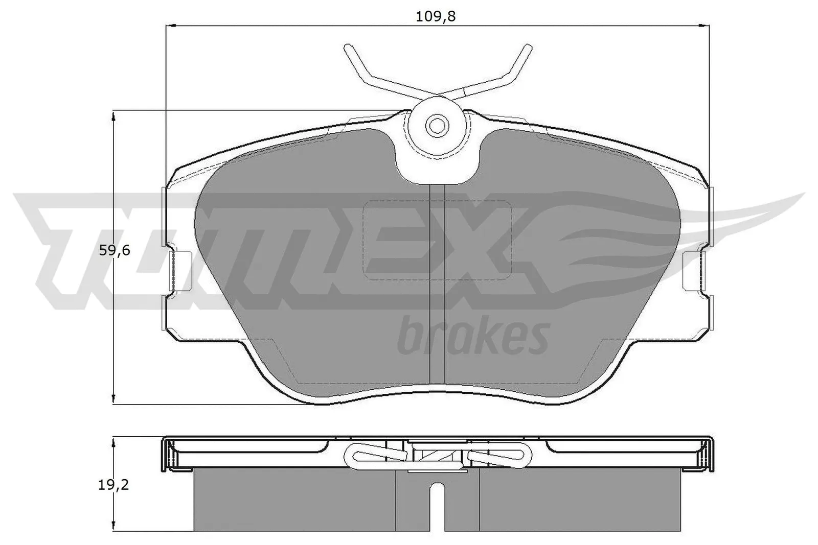 Brake Pad Set, disc brake (TX 10-21)