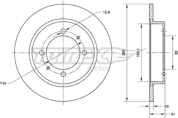 Brake Disc (TX 70-82)