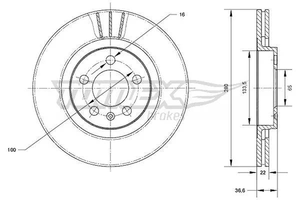 Brake Disc (TX 70-09)