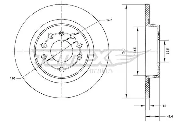 Brake Disc (TX 70-81)