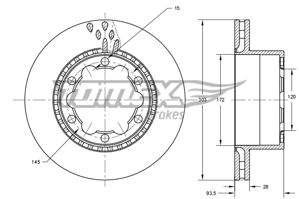 Brake Disc (TX 73-44)
