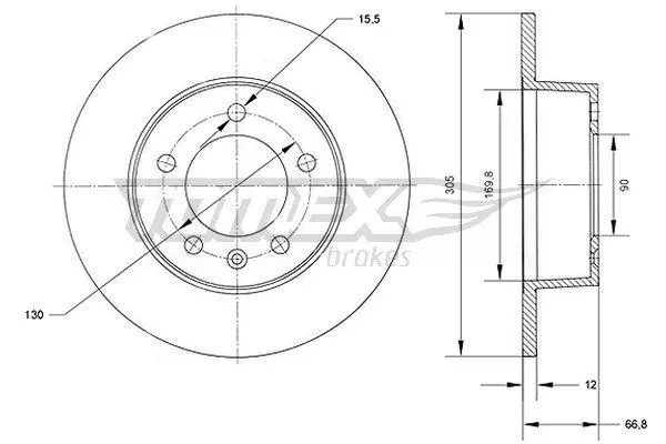 Brake Disc (TX 70-37)