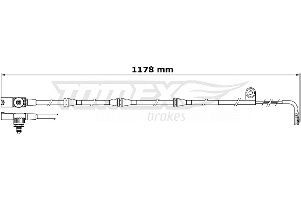 Warning Contact, brake pad wear (TX 31-32)