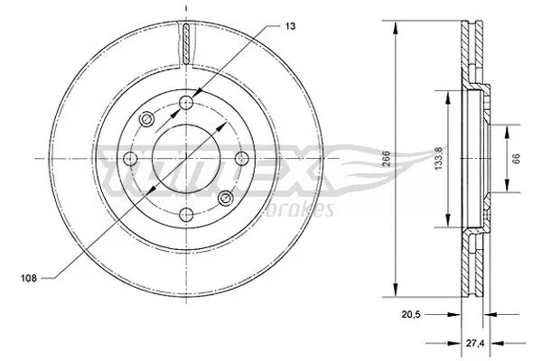 Brake Disc (TX 70-31)