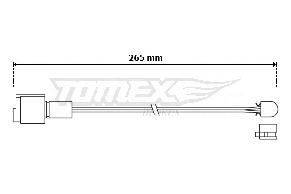 Warning Contact, brake pad wear (TX 30-83)