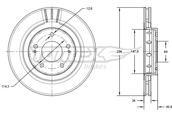 Brake Disc (TX 71-74)