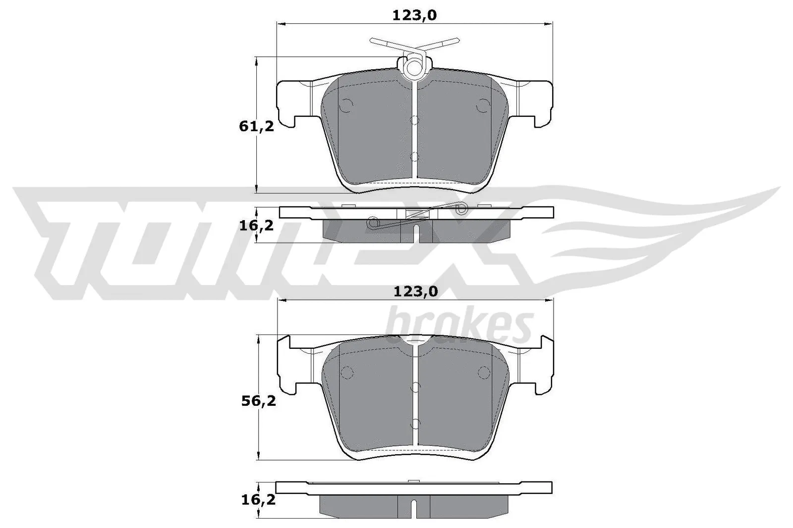 Brake Pad Set, disc brake (TX 17-05)