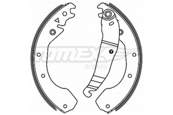 Brake Shoe Set (TX 20-56)