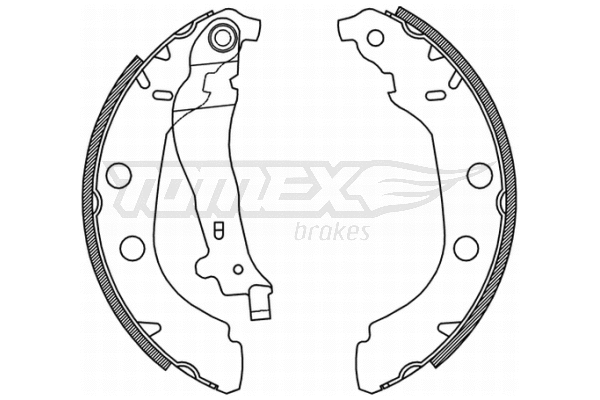 Brake Shoe Set (TX 21-15)