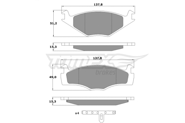 Brake Pad Set, disc brake