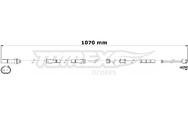 Warning Contact, brake pad wear (TX 31-30)