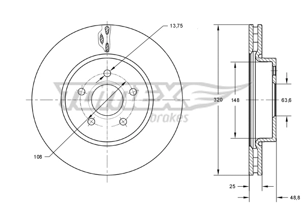 Brake Disc (TX 73-91)