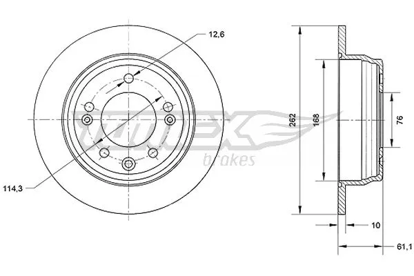Brake Disc (TX 70-51)