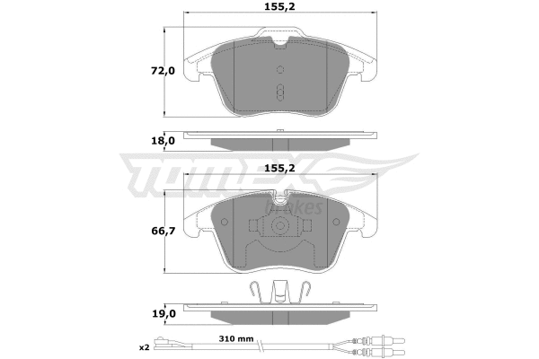 Brake Pad Set, disc brake