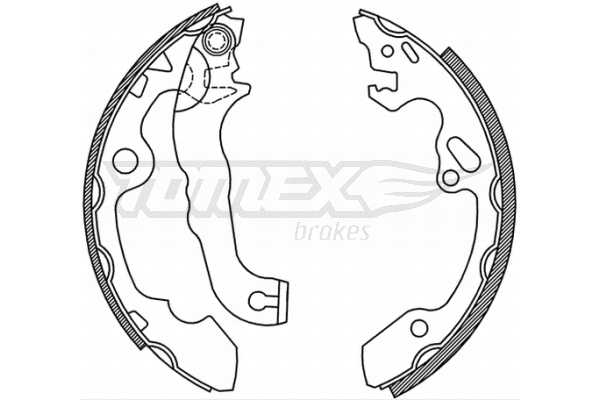 Brake Shoe Set (TX 20-92)