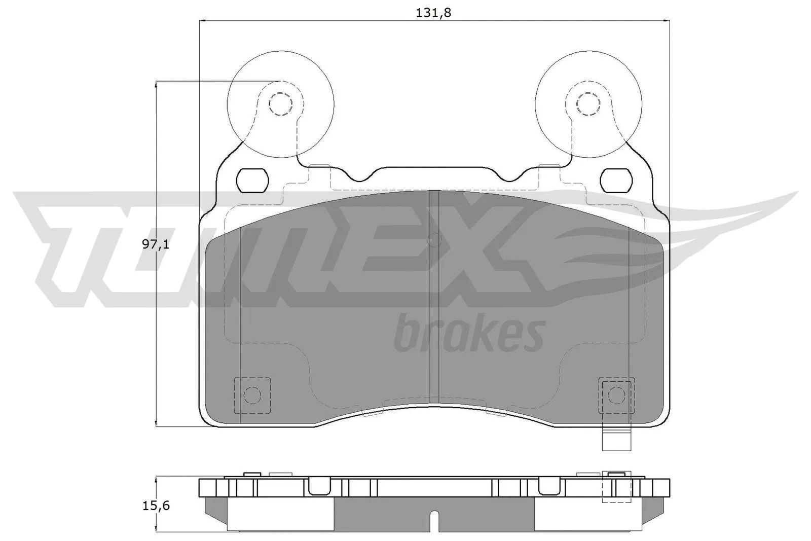Brake Pad Set, disc brake (TX 18-89)