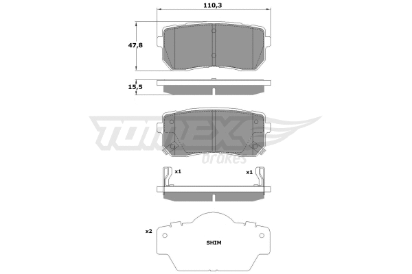 Brake Pad Set, disc brake