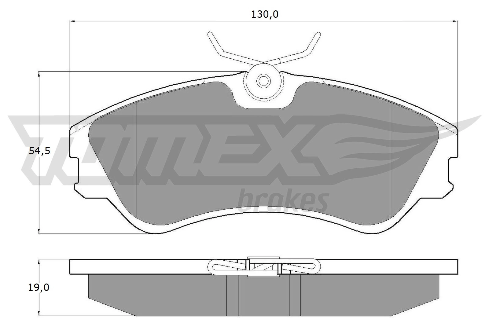 Brake Pad Set, disc brake (TX 10-65)