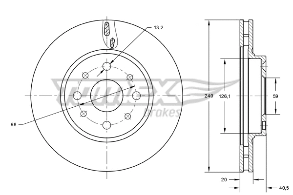 Brake Disc (TX 73-73)