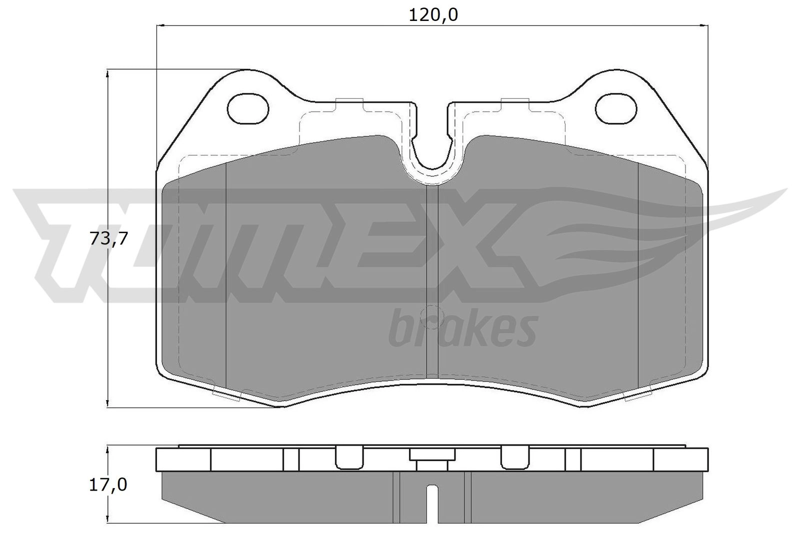 Brake Pad Set, disc brake (TX 13-24)