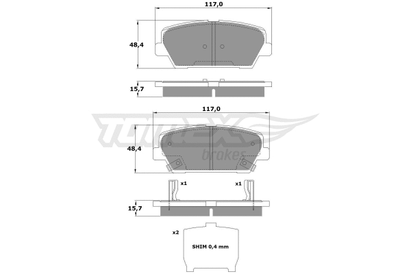 Brake Pad Set, disc brake