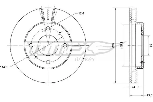Brake Disc (TX 70-74)