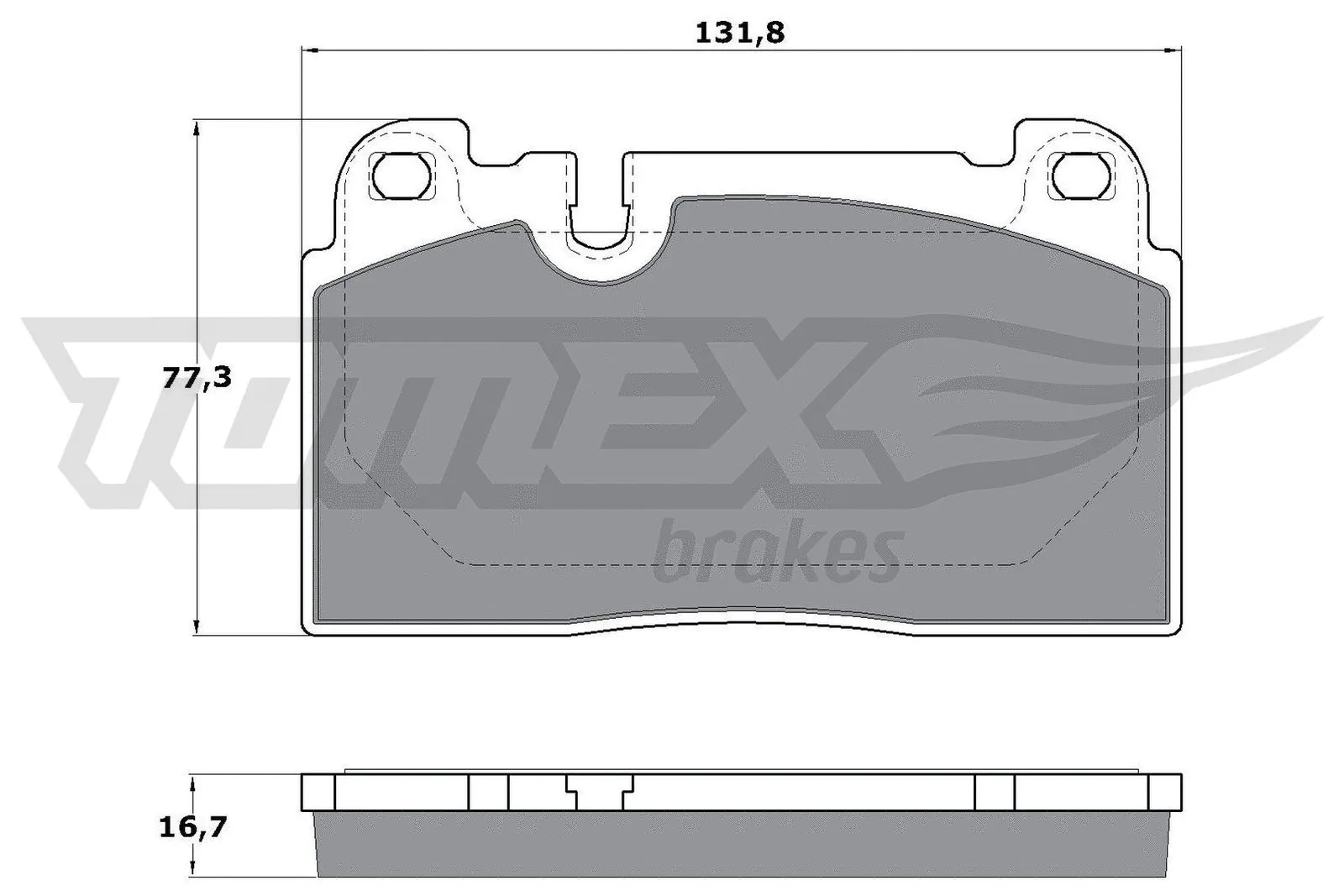 Brake Pad Set, disc brake (TX 17-14)