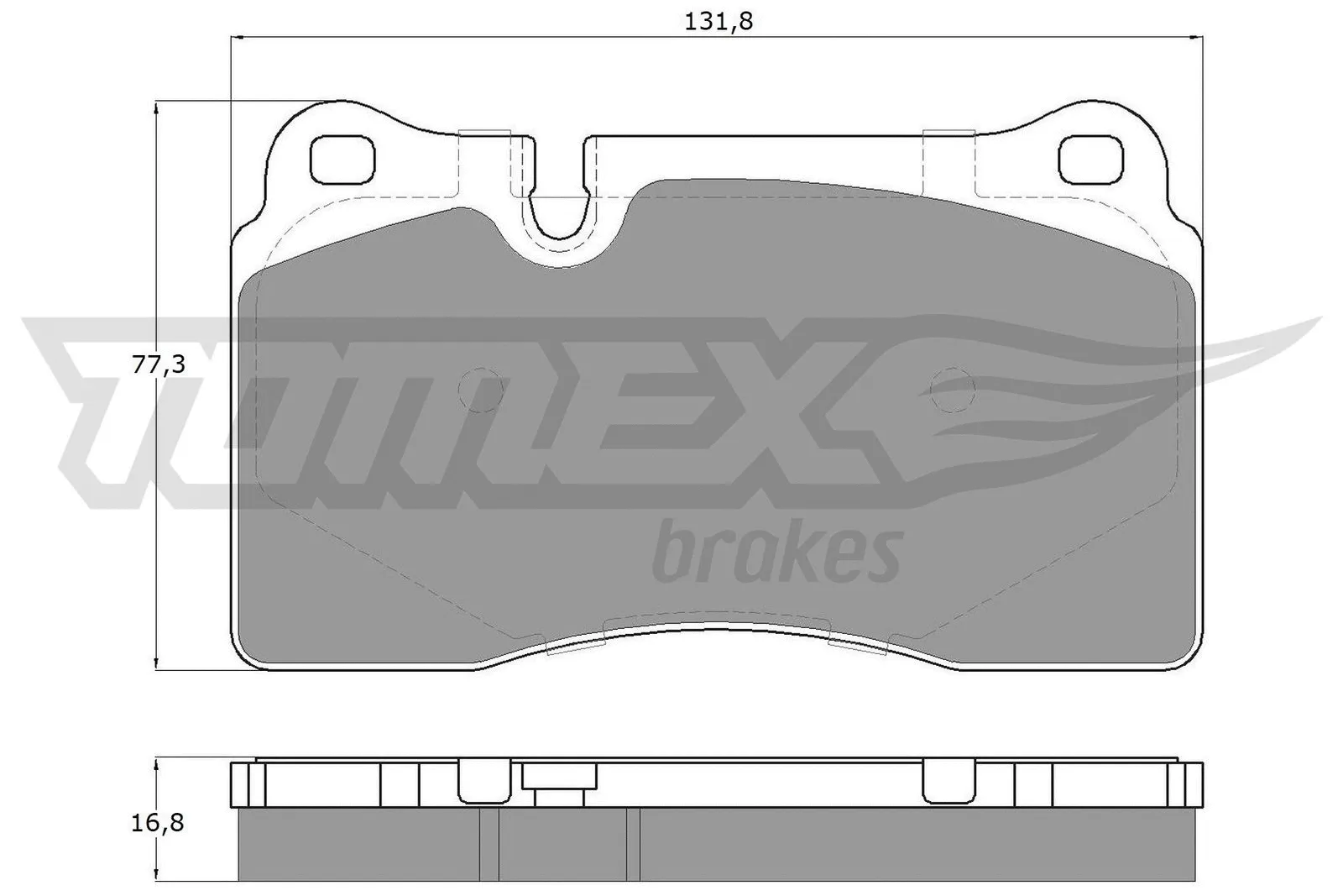 Brake Pad Set, disc brake (TX 14-73)