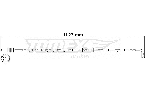 Warning Contact, brake pad wear (TX 31-01)