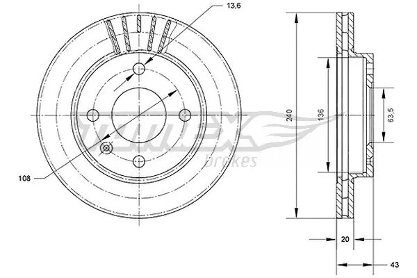Brake Disc (TX 70-40)