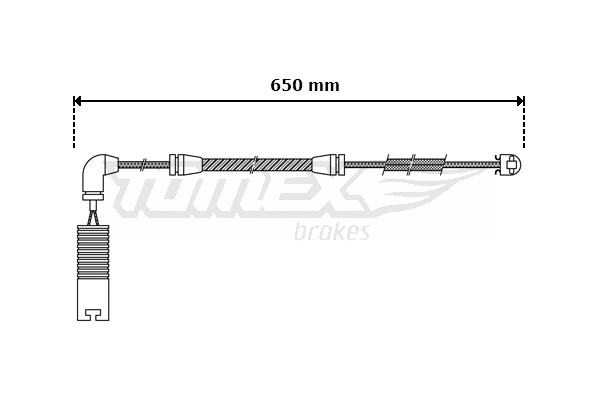 Warning Contact, brake pad wear (TX 30-41)