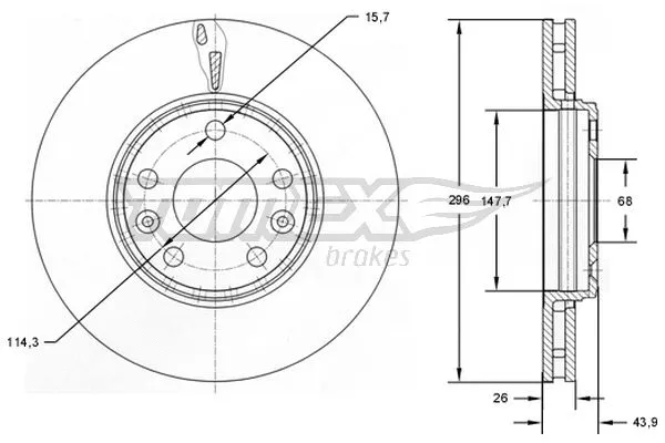Brake Disc (TX 72-51)