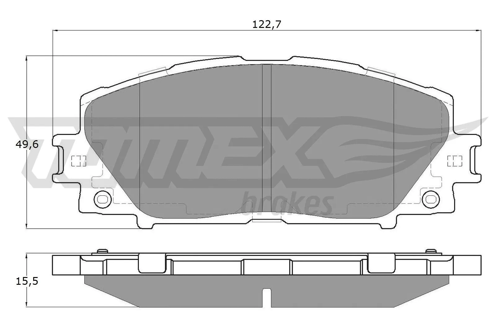 Brake Pad Set, disc brake (TX 19-35)
