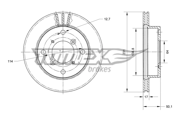 Brake Disc (TX 70-59)