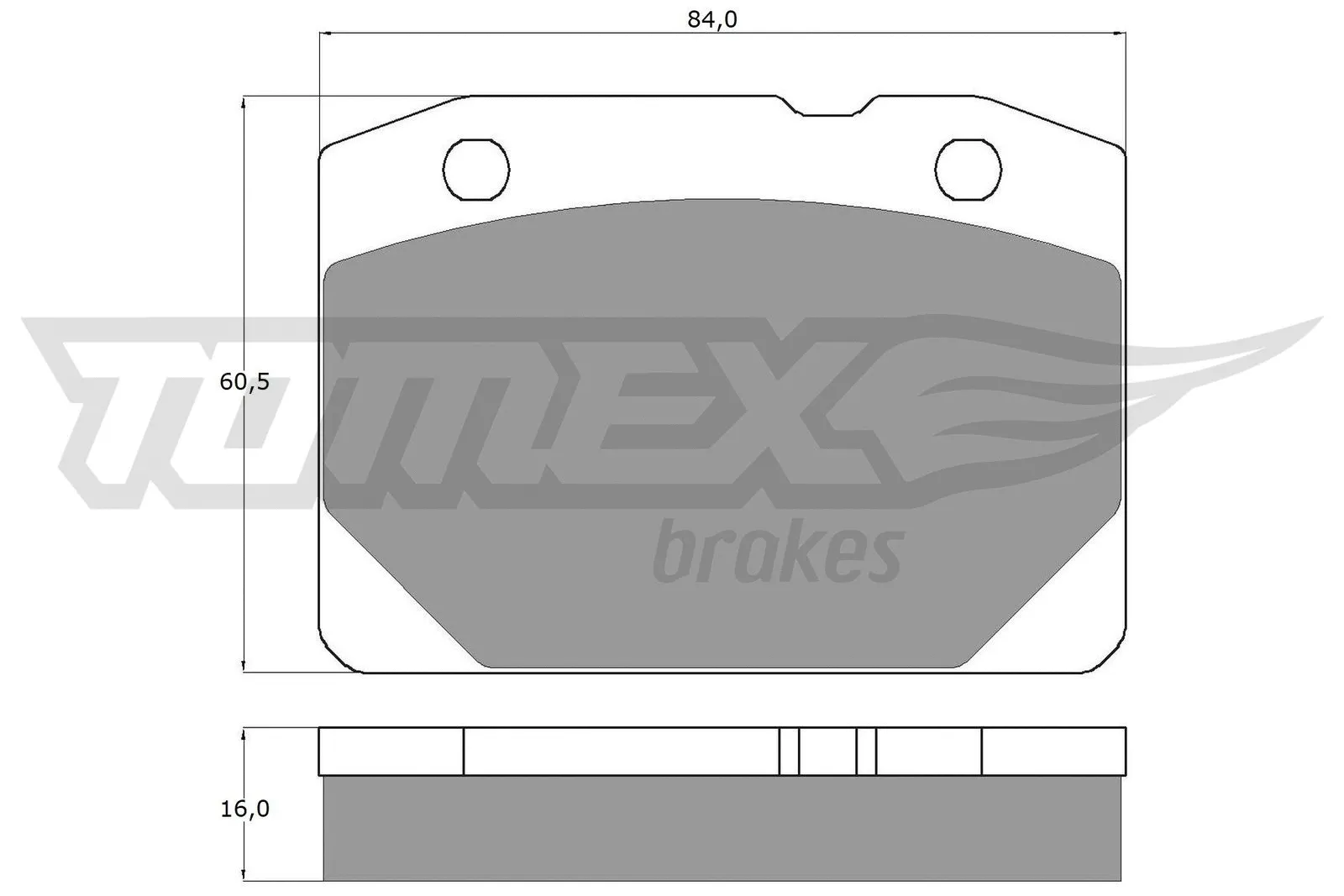 Brake Pad Set, disc brake (TX 10-31)