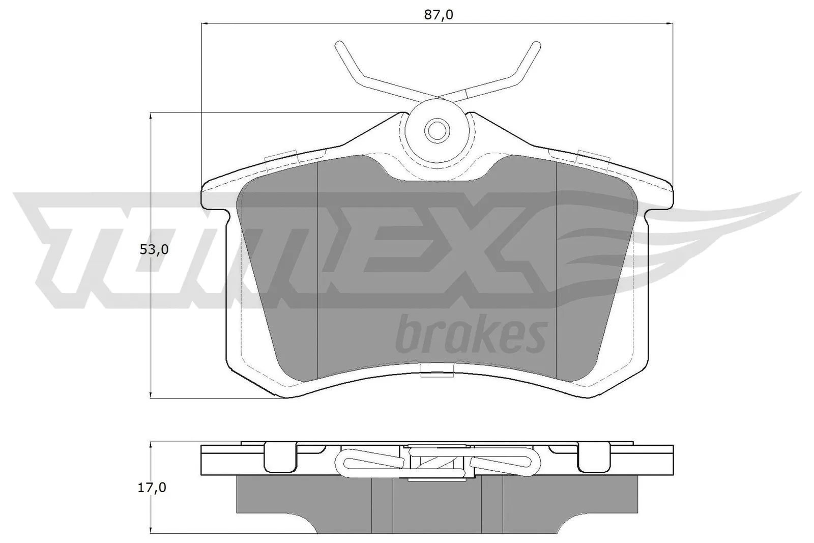 Brake Pad Set, disc brake (TX 16-24)