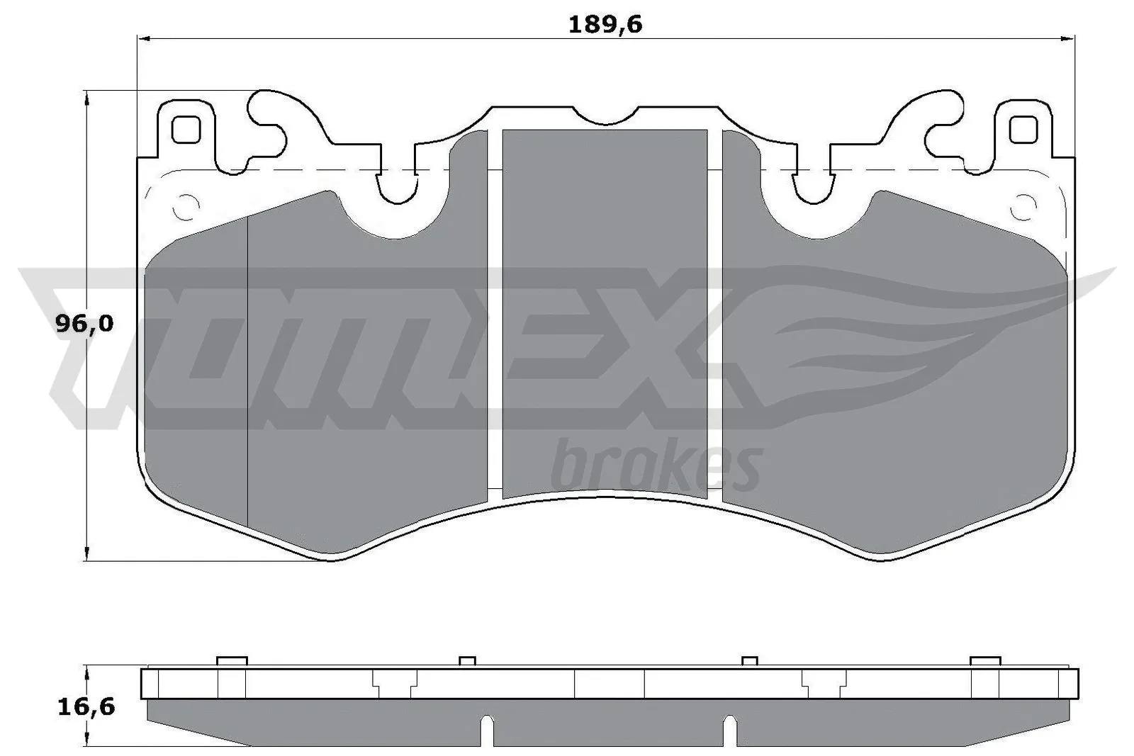 Brake Pad Set, disc brake (TX 17-07)