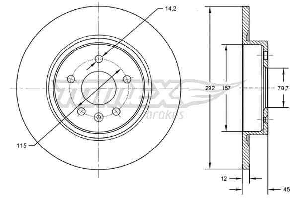 Brake Disc (TX 72-59)