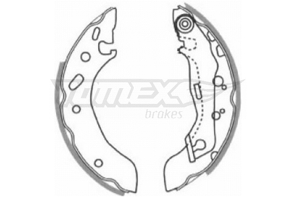 Brake Shoe Set (TX 20-83)