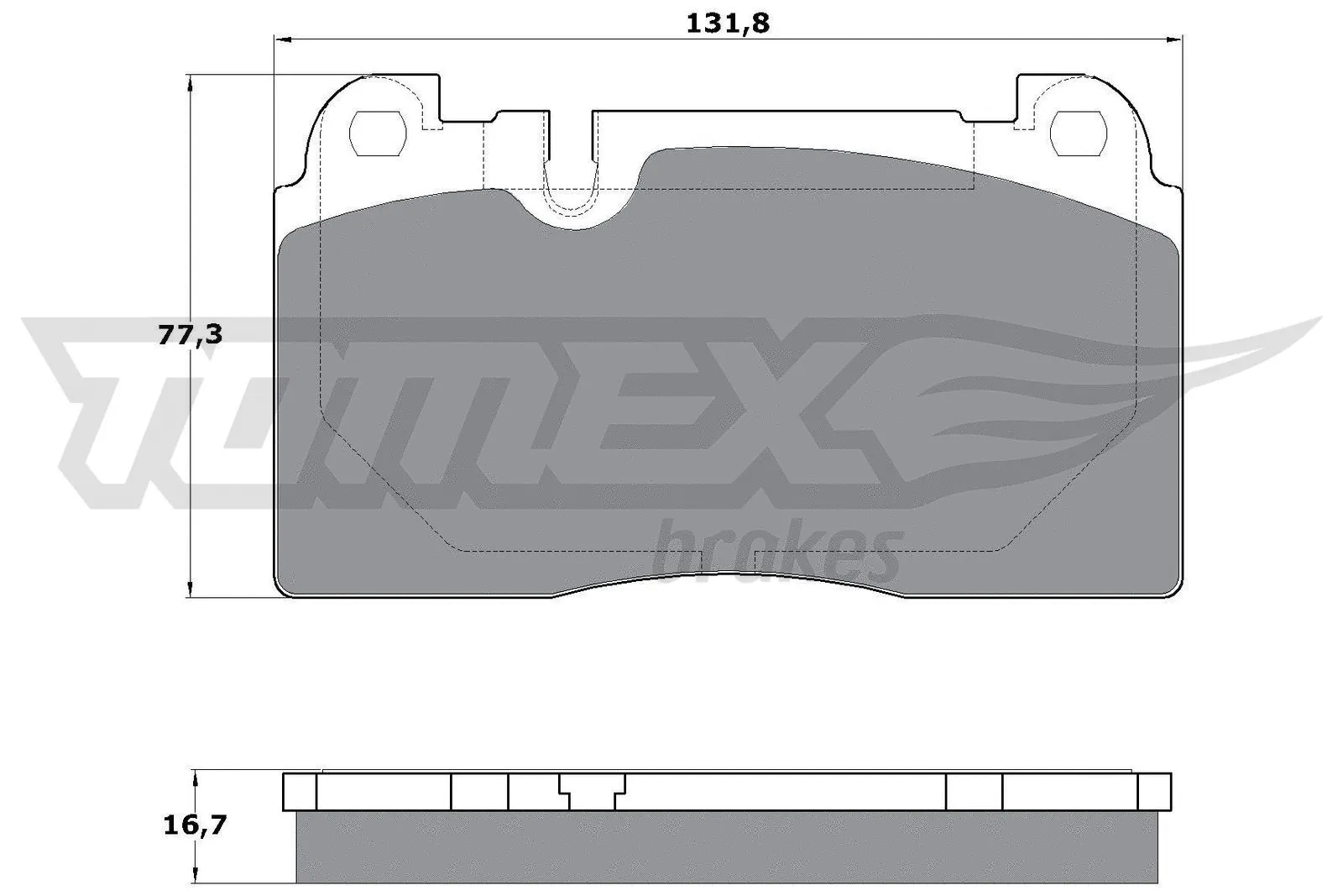 Brake Pad Set, disc brake (TX 17-06)