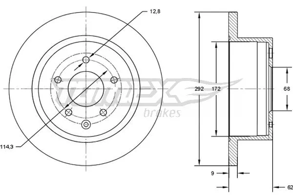 Brake Disc (TX 72-89)