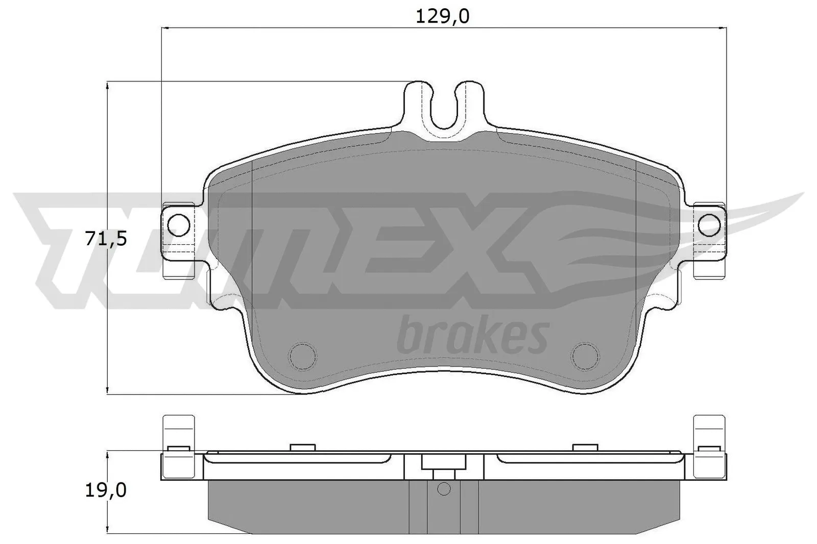 Brake Pad Set, disc brake (TX 18-07)