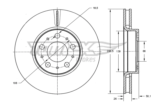 Brake Disc (TX 71-43)