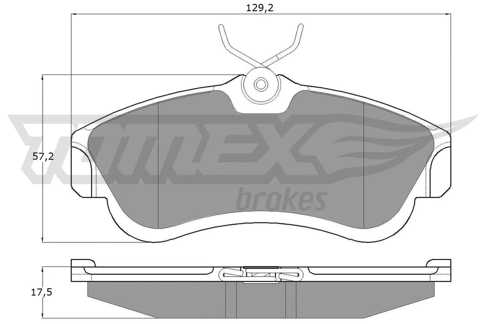 Brake Pad Set, disc brake (TX 10-95)