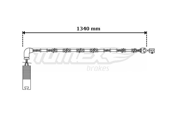 Warning Contact, brake pad wear (TX 30-38)
