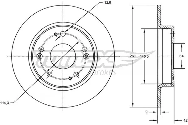 Brake Disc (TX 72-62)
