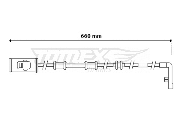 Warning Contact, brake pad wear (TX 30-96)