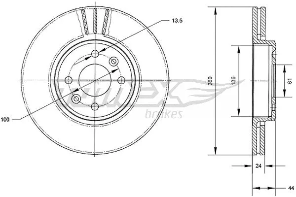 Brake Disc (TX 70-22)