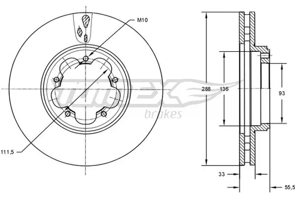 Brake Disc (TX 73-11)