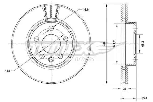 Brake Disc (TX 70-54)